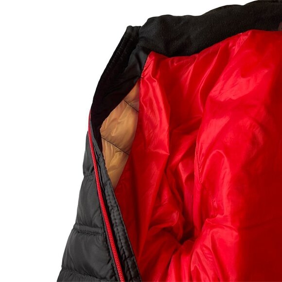 Spyder Size Medium Supreme Black & Red Zip Up Puffer Coat Women's - Picture 10 of 15